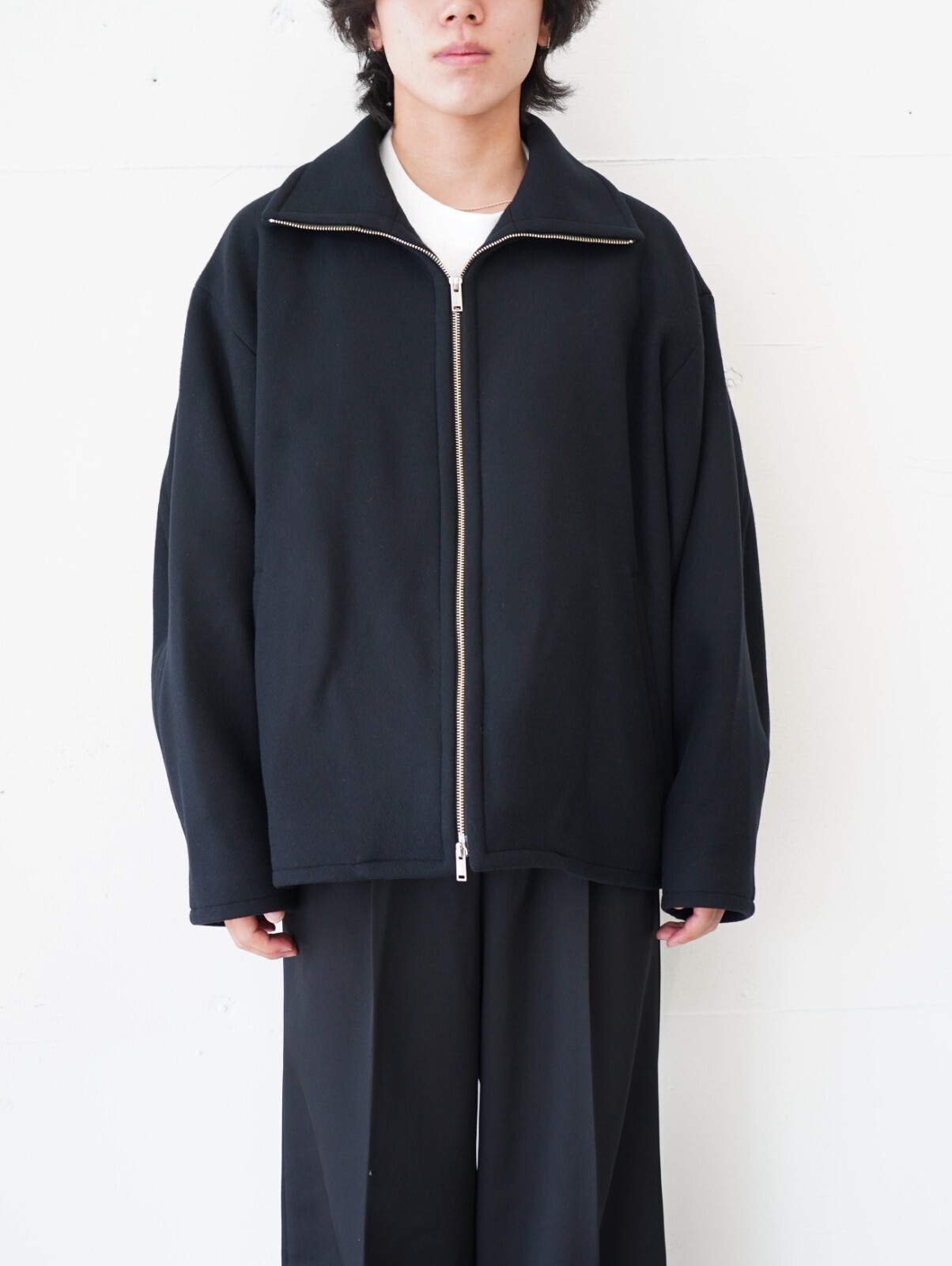 コムデギャルソンオムオム2000AW ジップニット スタンドカラー