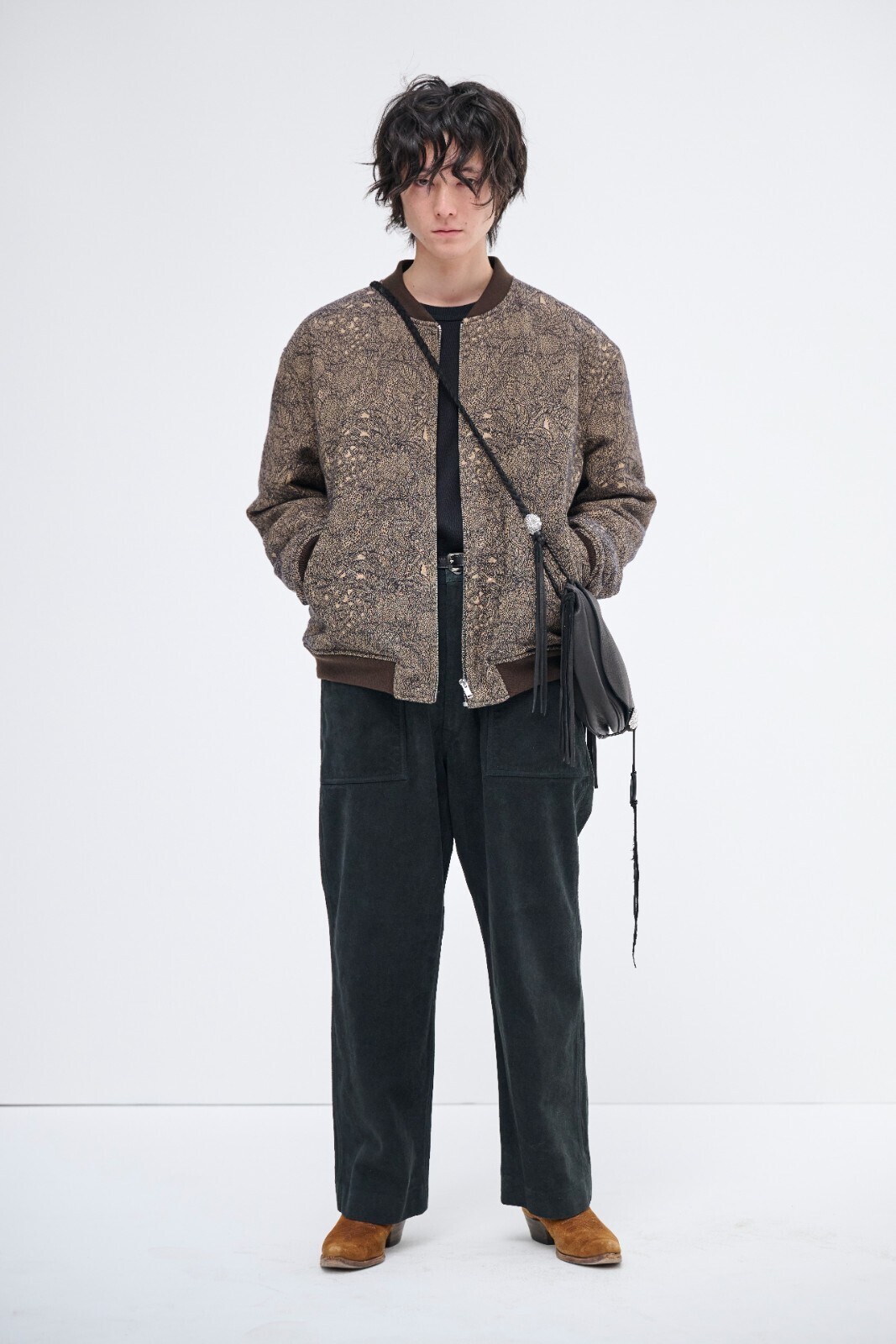 刺し子ジャカードブルゾン -フルーツパターン- - セブンバイセブン