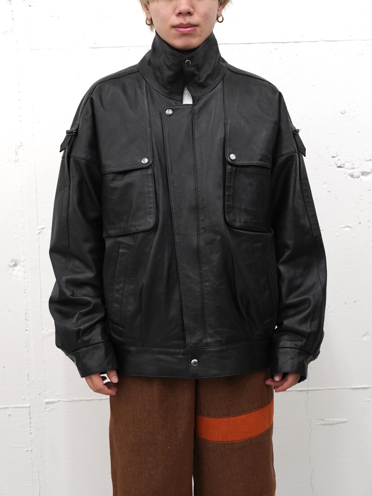 ストームフラップレザーブルゾン -シープレザー- - セブンバイセブン