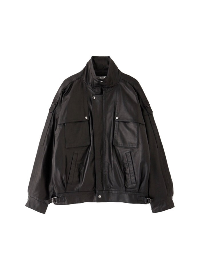 ストームフラップレザーブルゾン -シープレザー- - セブンバイセブン