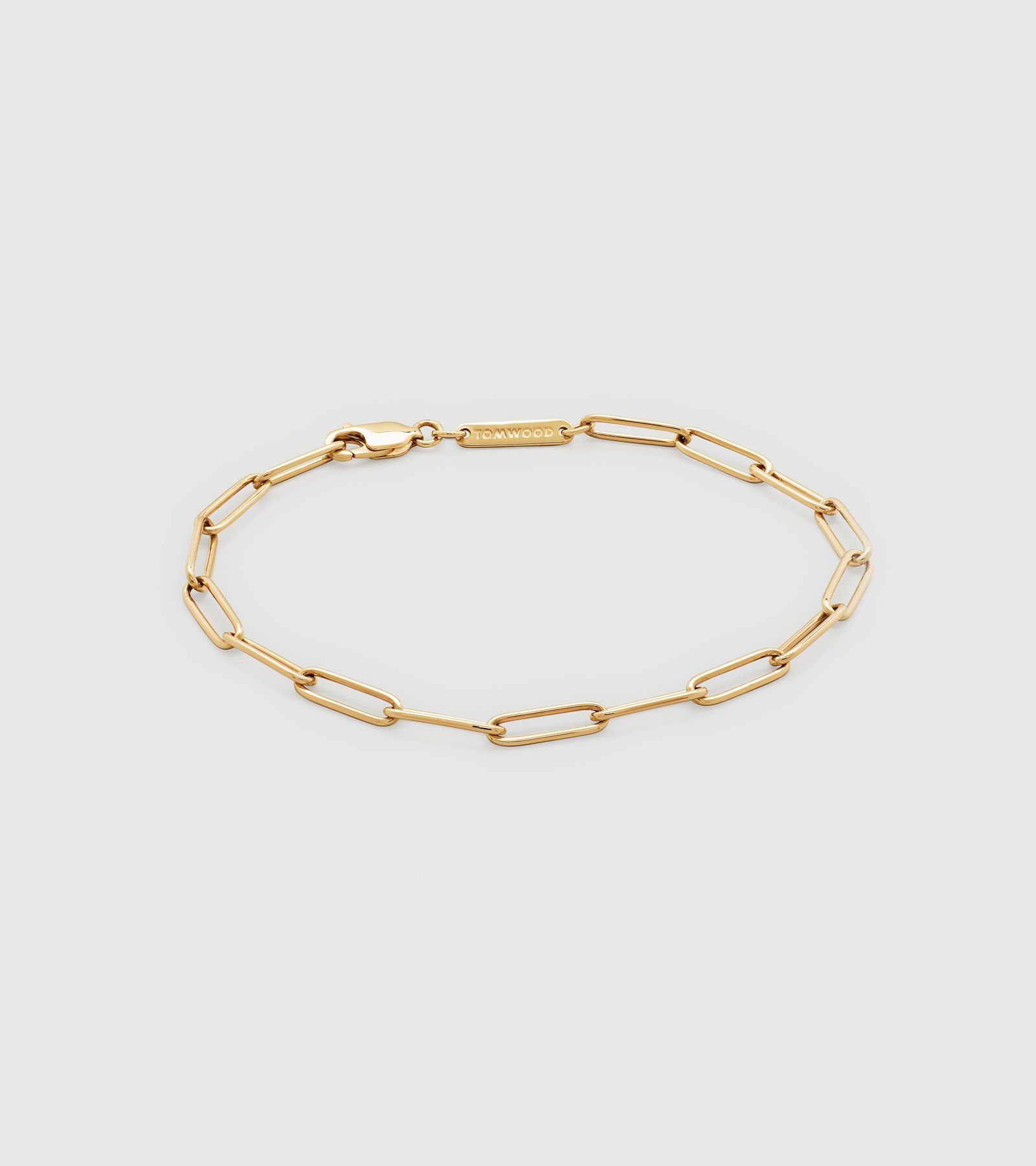 TOMWOOD - Box Bracelet Solid Gold 【ボックスブレスレット】 7.7Inch