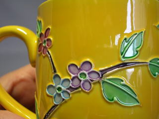 清水焼 昇峰窯 ふくろうマグカップ