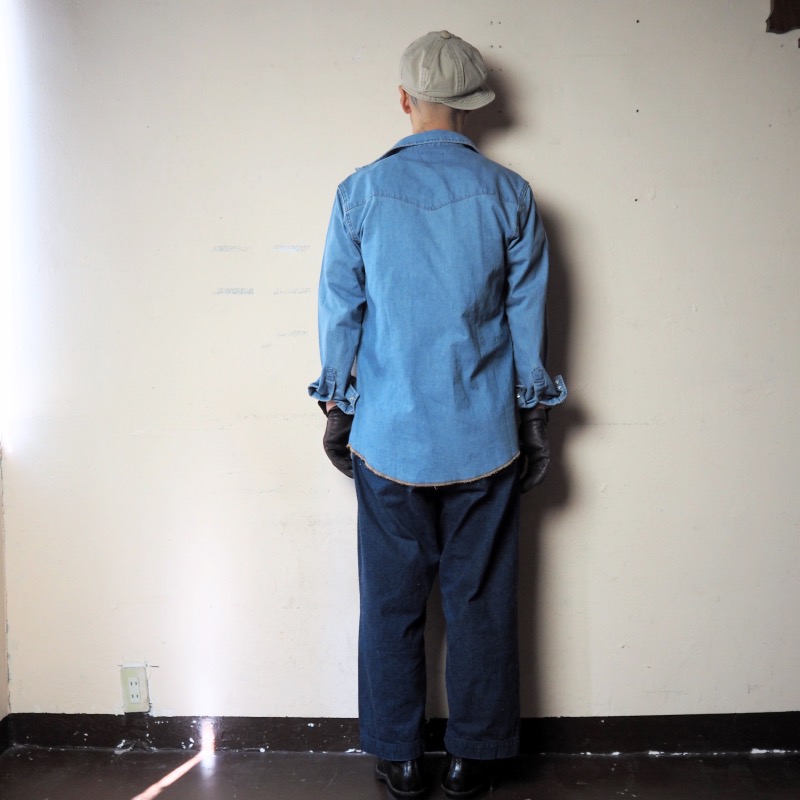 Wrangler ラングラー デニムウエスタンシャツ 70127SW / STONE WASH