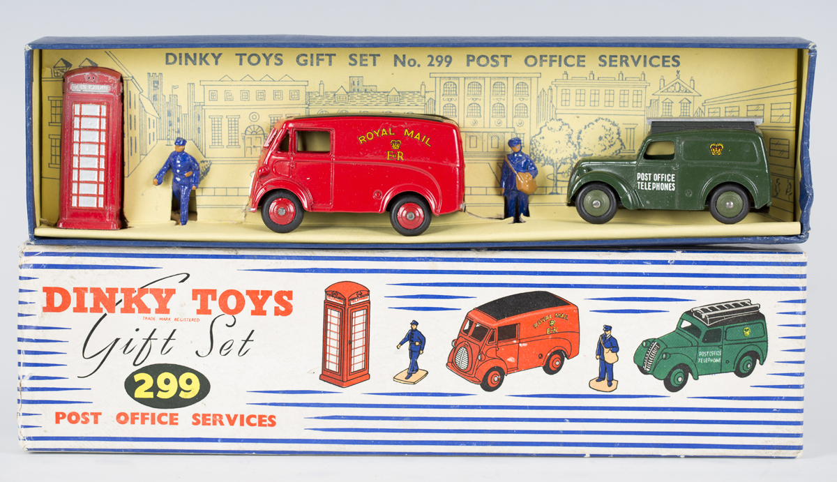 A Dinky Toys Gift Set No. 299 Post Office Services, comprising