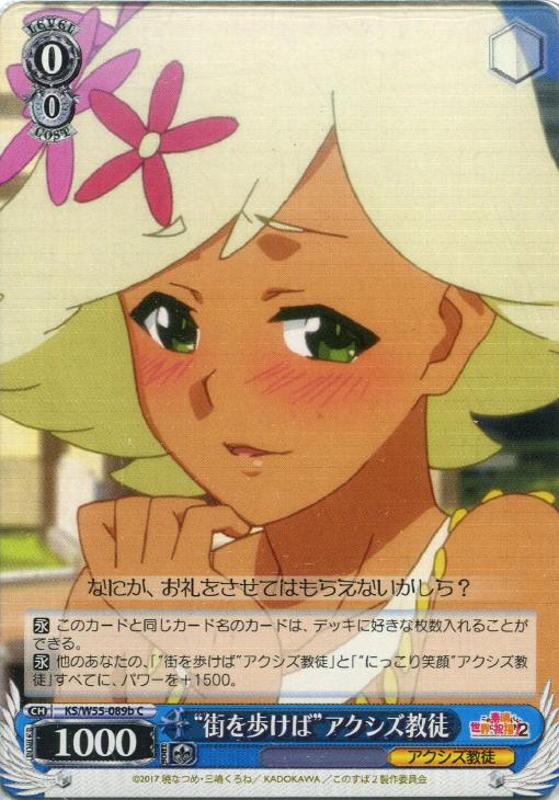 町を歩けば”アクシズ教徒[品番b]【ヴァイスシュヴァルツトレカ高価