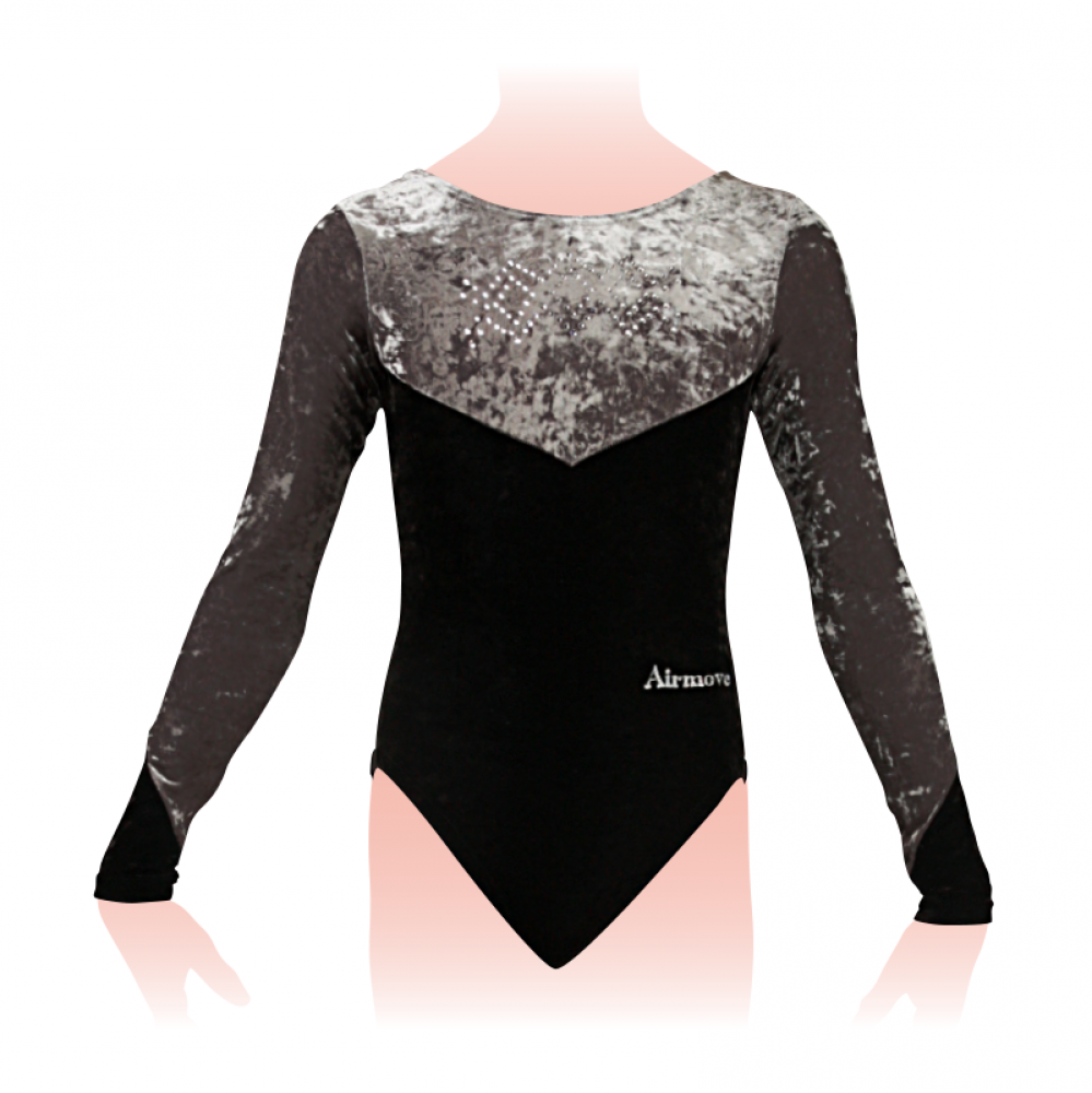 OVL8【オプション付きクラッシュベロアレオタード】|体操競技 女子