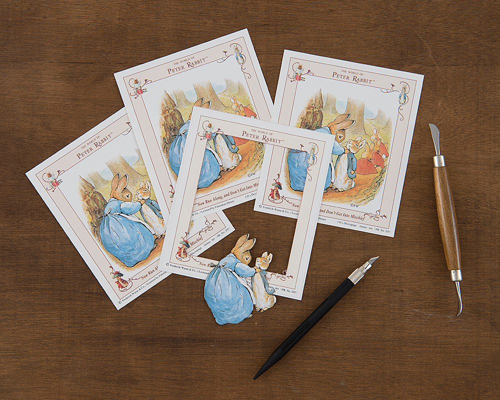 シャドーボックス通信講座】ピーターラビットのシャドーボックス