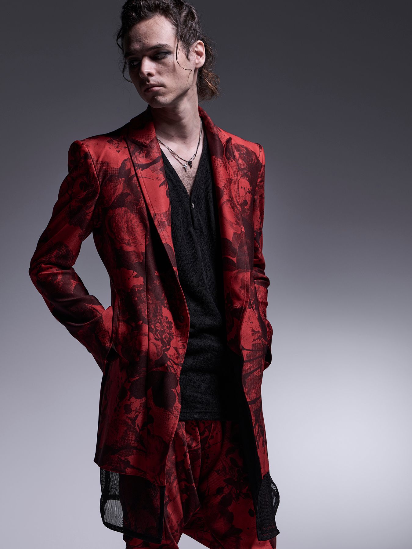 kiryuyrik - Layered Jacket / レイヤードジャケット / ブラック