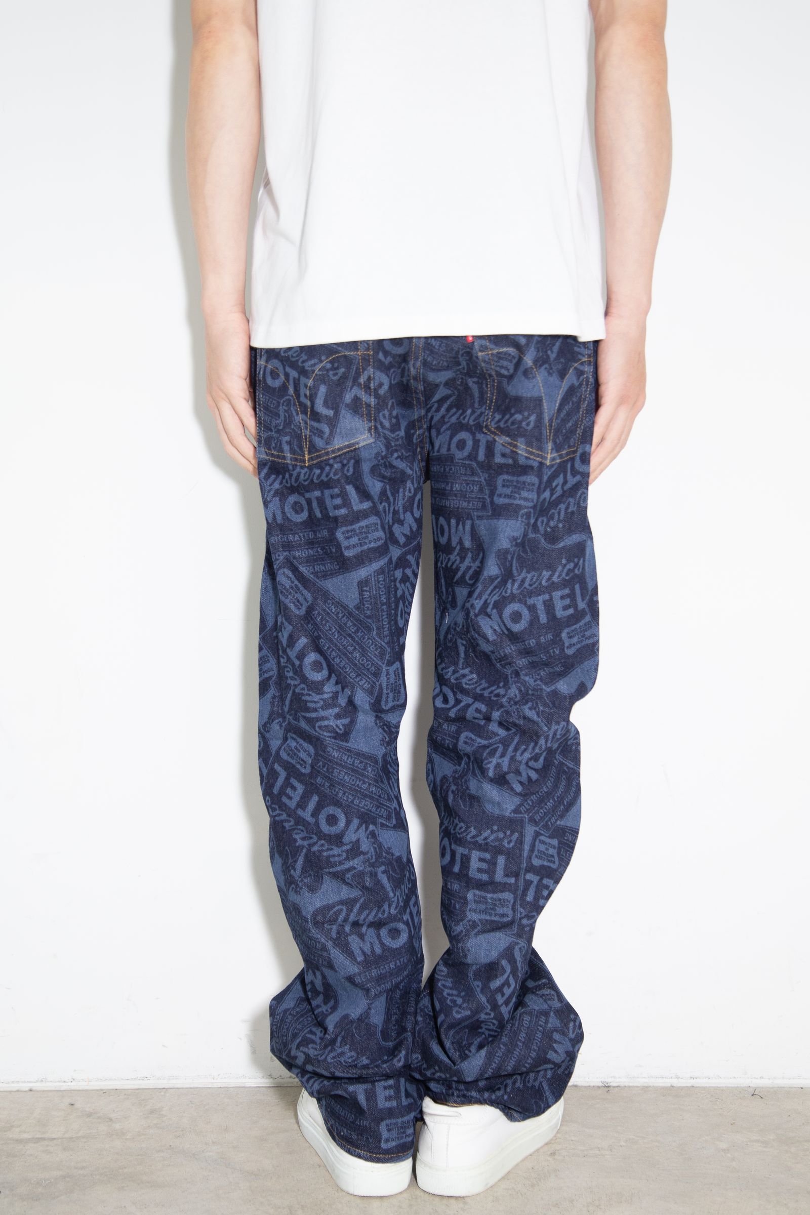 HYSTERIC GLAMOUR - [ラスト1点 サイズ32] HYSTERIC MOTEL柄 60'S XX