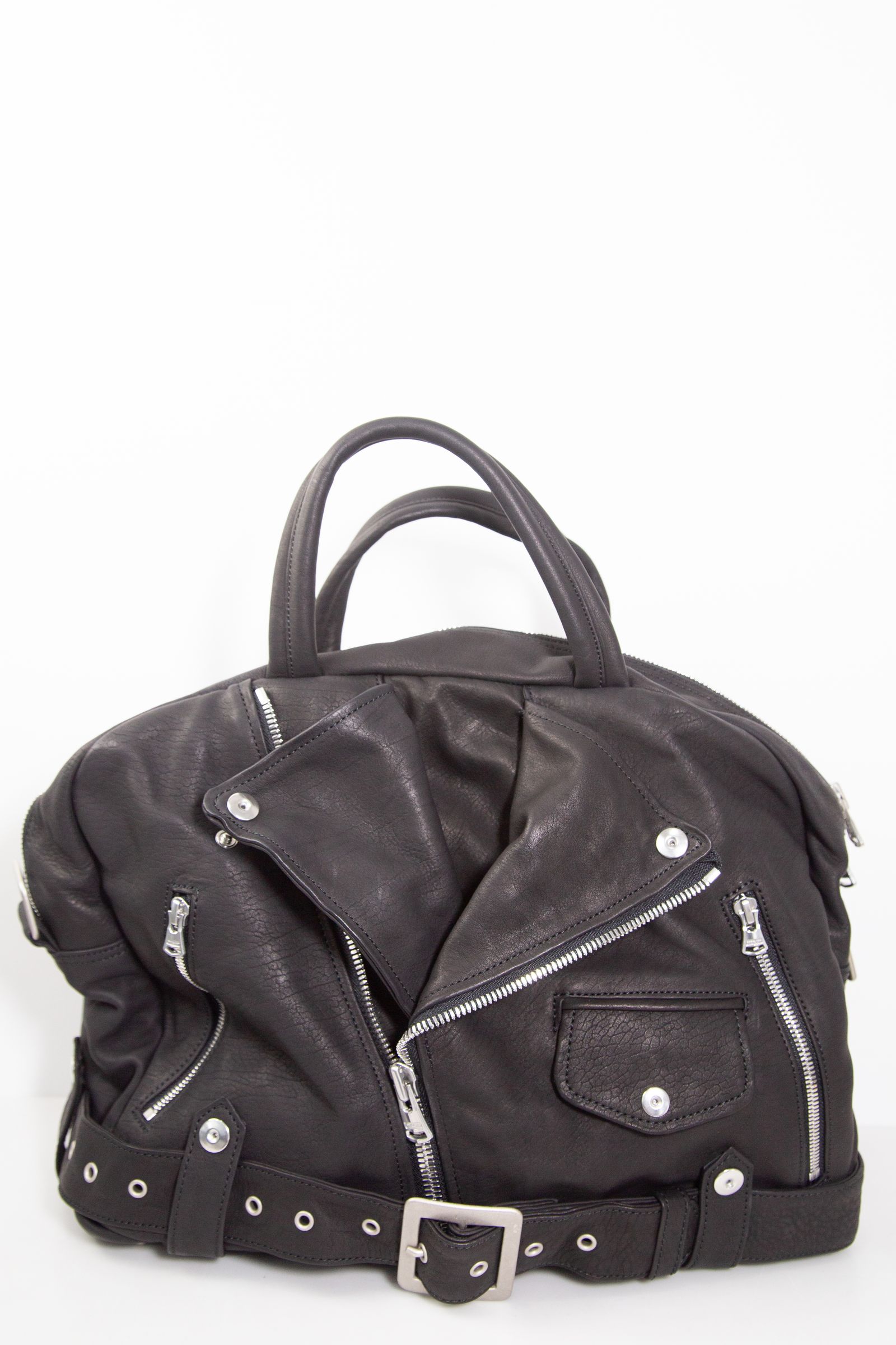 ISAMU KATAYAMA BACKLASH - JAPAN CALF GARMENT-WASH RIDERS GYM BAG