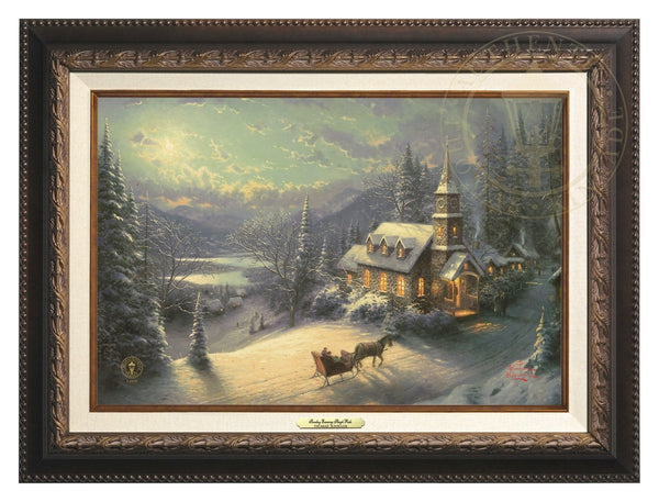 Sunday Evening Sleigh Ride - Canvas Classics – Thomas Kinkade Studios