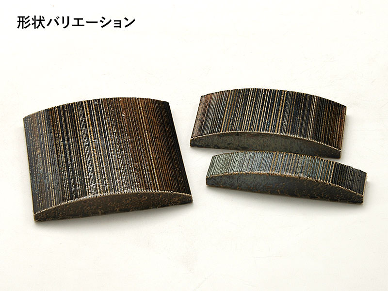 内装タイル 147×72角 スクラッチ面 かまぼこ形状 55664KSM | タイル