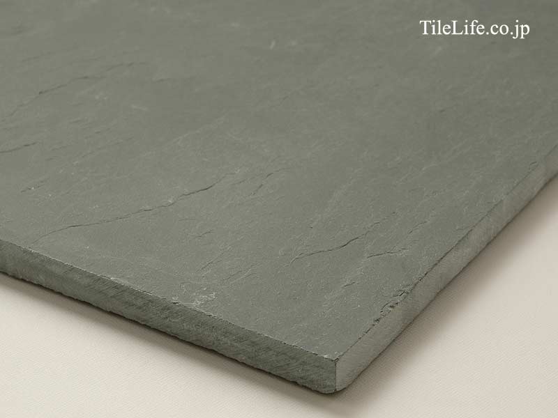 ブラジル スレート(グリーン) 方形 400角 割り肌 (メーカー: XRO) _