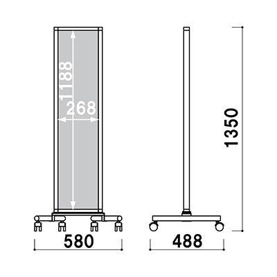 スタンド看板】スタッキングサイン XV-52B タワーサインタイプ | 看板