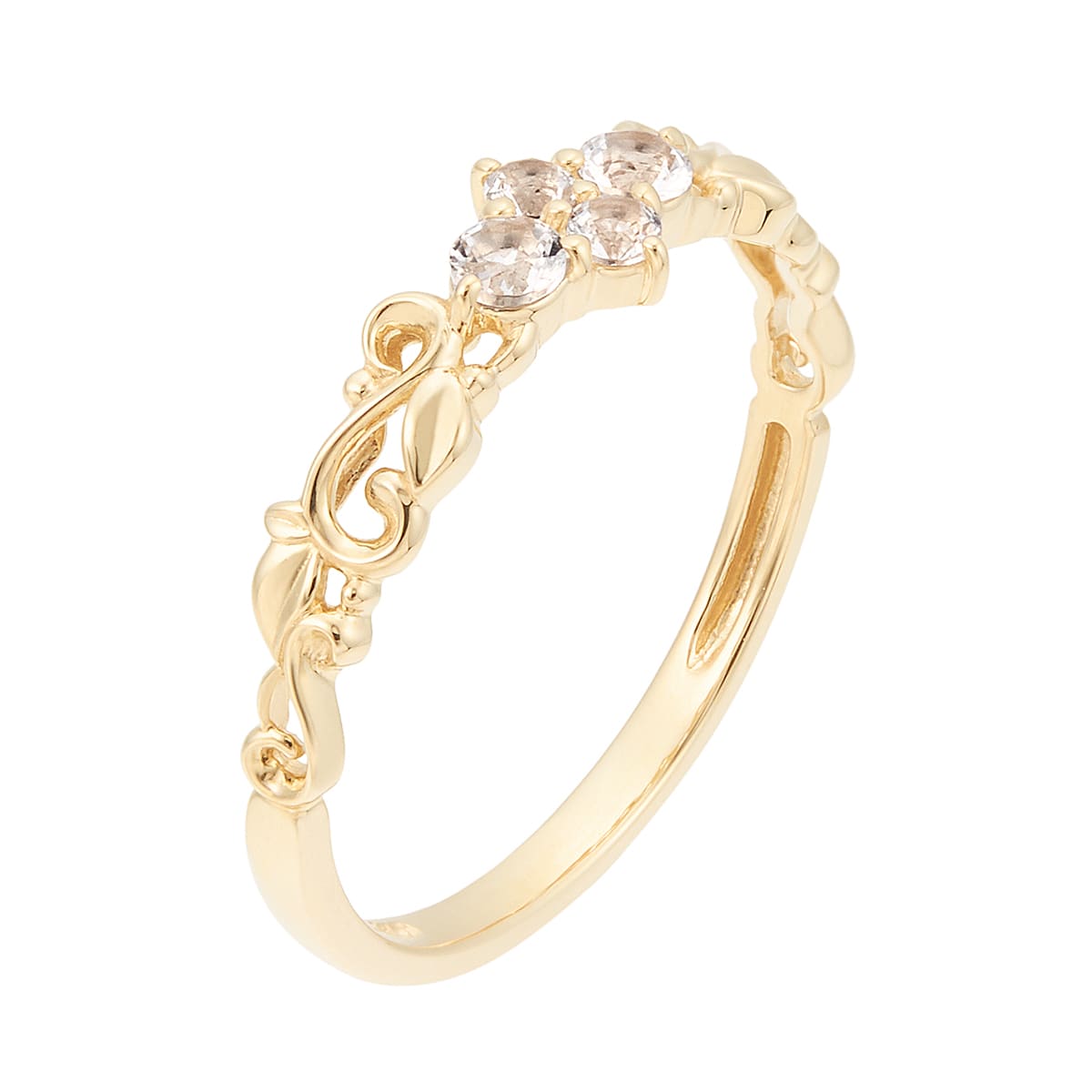 K10イエローゴールドホワイトトパーズリング(RFR979-001)|TSUTSUMI