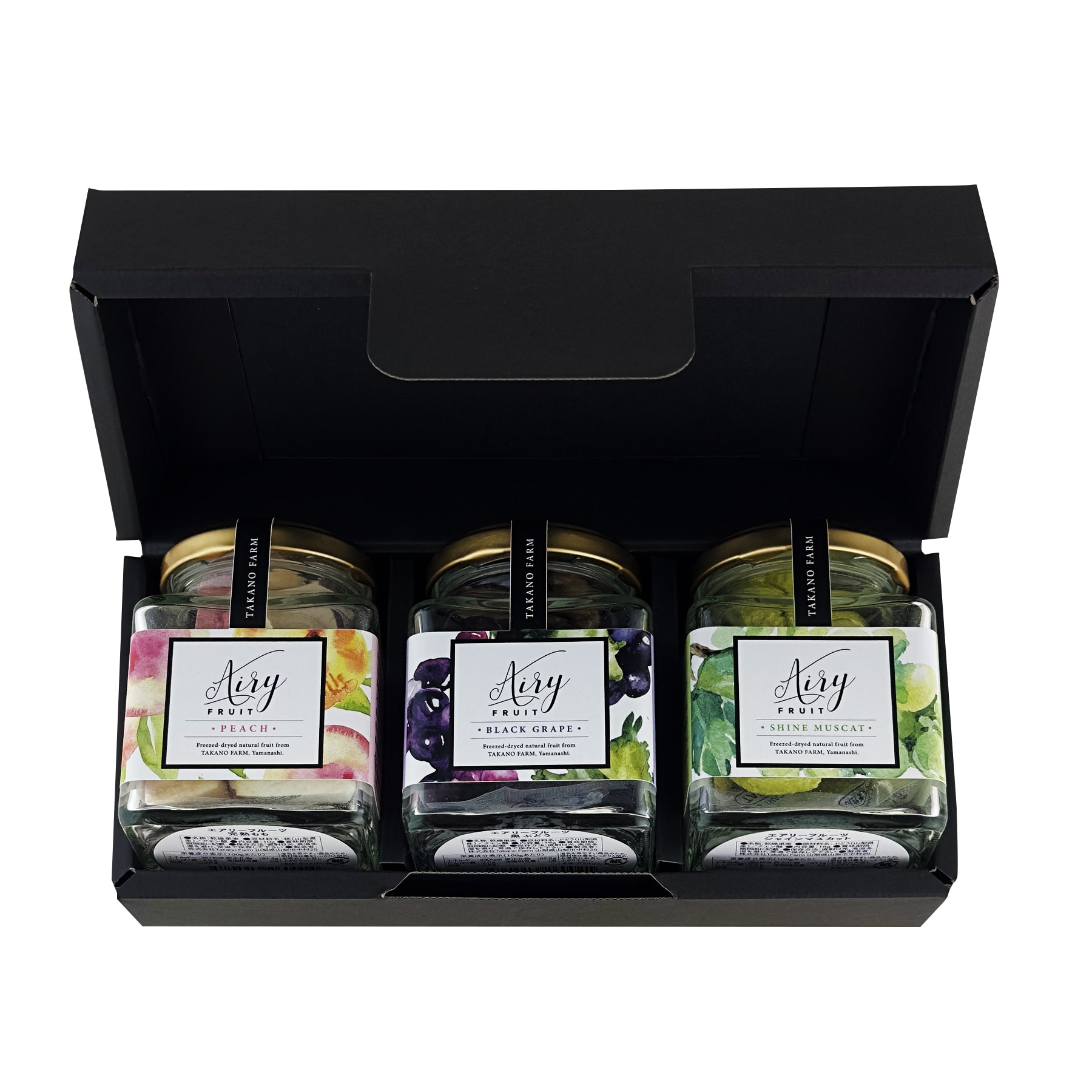 国産果物フリーズドライのエアリーフルーツ 3種 化粧箱入りセット