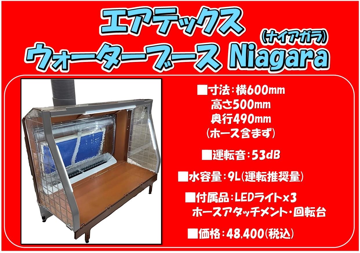 その吸引力、まるで滝の如し。話題騒然の最新塗装ブース「エアテックス