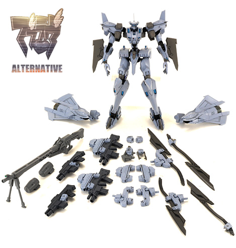 ボークス マブラヴオルタネイティヴ タイフーン レジンキット EF-2000