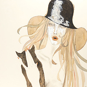 米倉斉加年 | 猫 | 美術作品 | 山田書店美術部オンラインストア