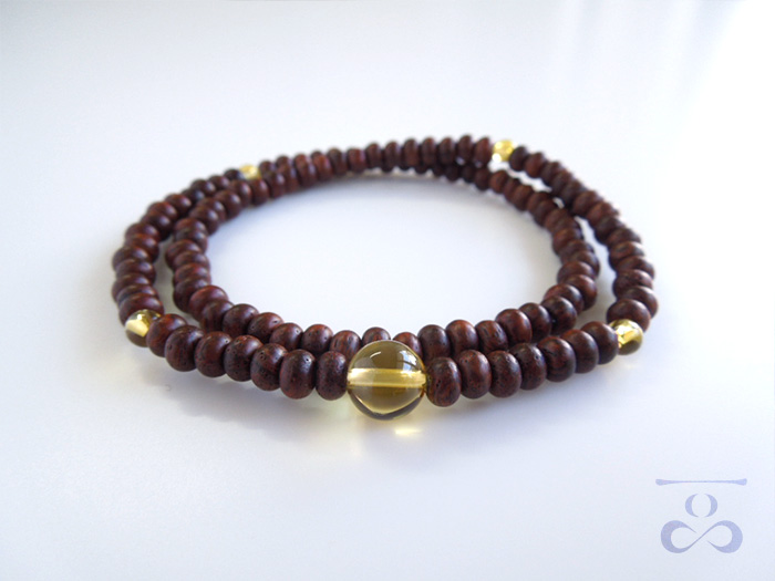 一品(ひとしな)】108ブレス「黒檀×トルコ石」 お数珠の安田念珠店へ