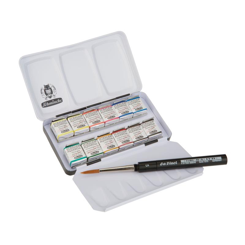 Schmincke シュミンケ ホラダム 固形水彩 ハーフパン 12色セット