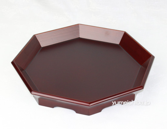 韓国漆器八角果物入れ料理器(特大) 食器・螺鈿・漆器 夢市場本店【韓国