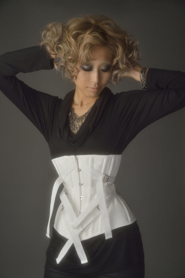 PCWピュアワンコルセットワークス//アンダーバストコルセット 砂時計型