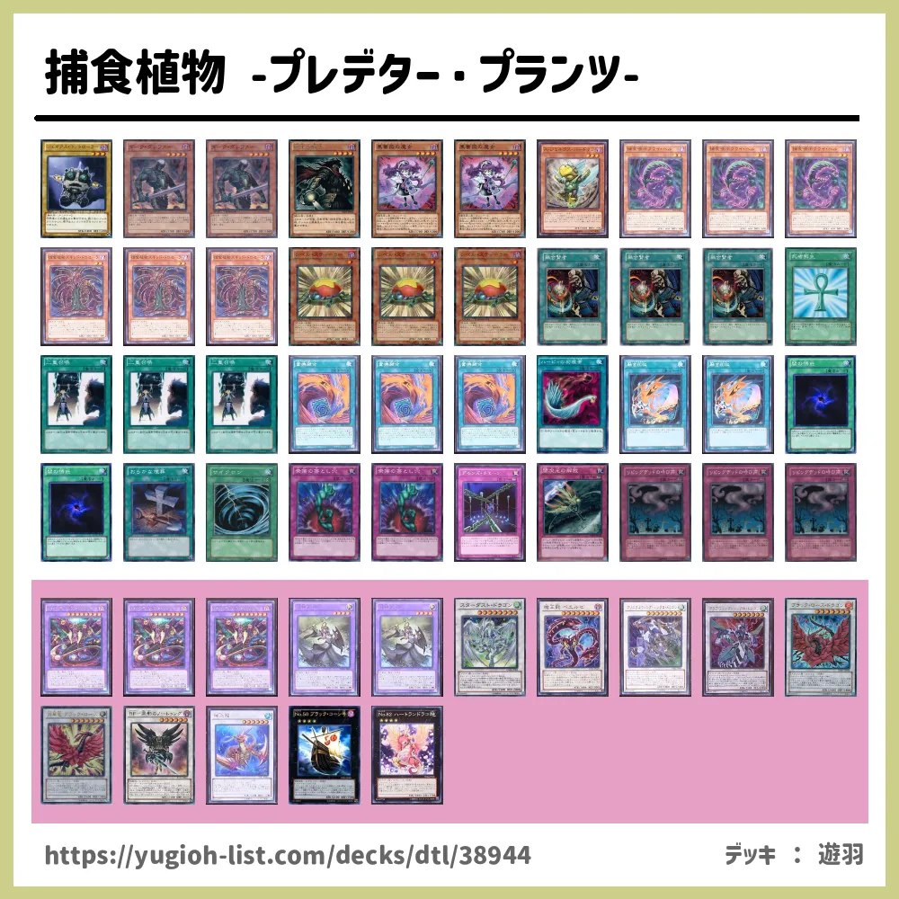 捕食植物 プレデタープランツ デッキ 遊戯王 Predaplant deck b 捕食