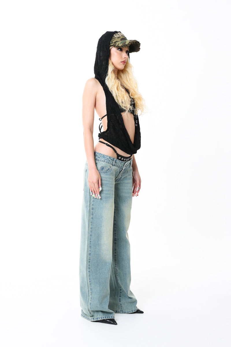 DOLCE&GABBANA】レディース スタッズ装飾 ローライズデニム y2k 楽天