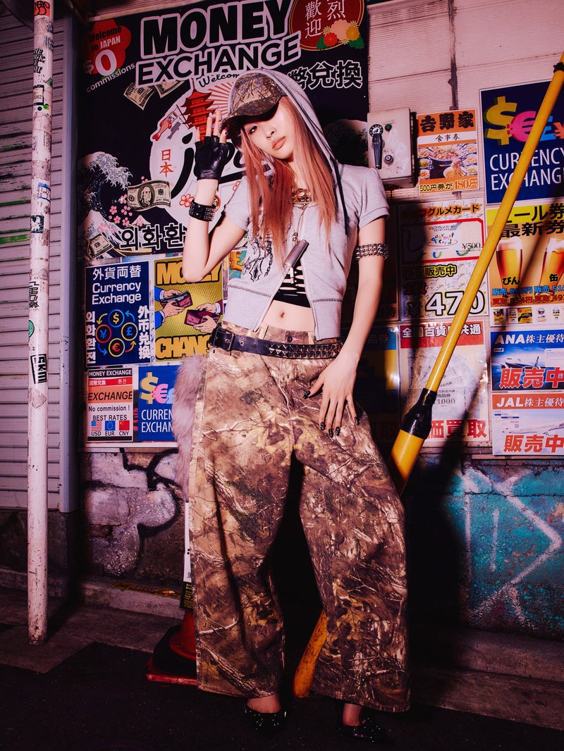 Ninety Girl Logo Buggy Denim Pants – YZ