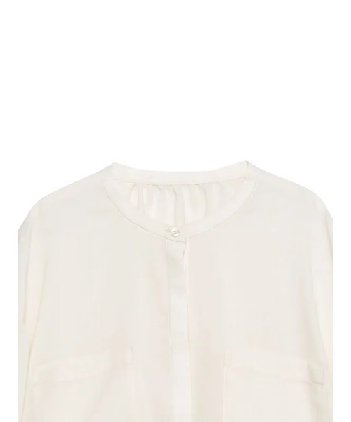 anuans（アニュアンス） シャツ ブラウス シアーボリュームスリーブ