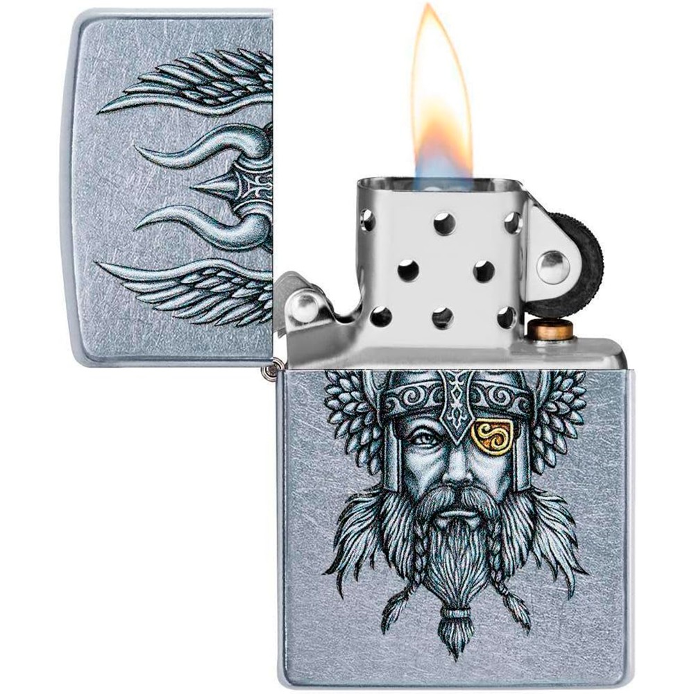 Зажигалка Zippo Viking Warrior Design 29871 | zippo-ua.com