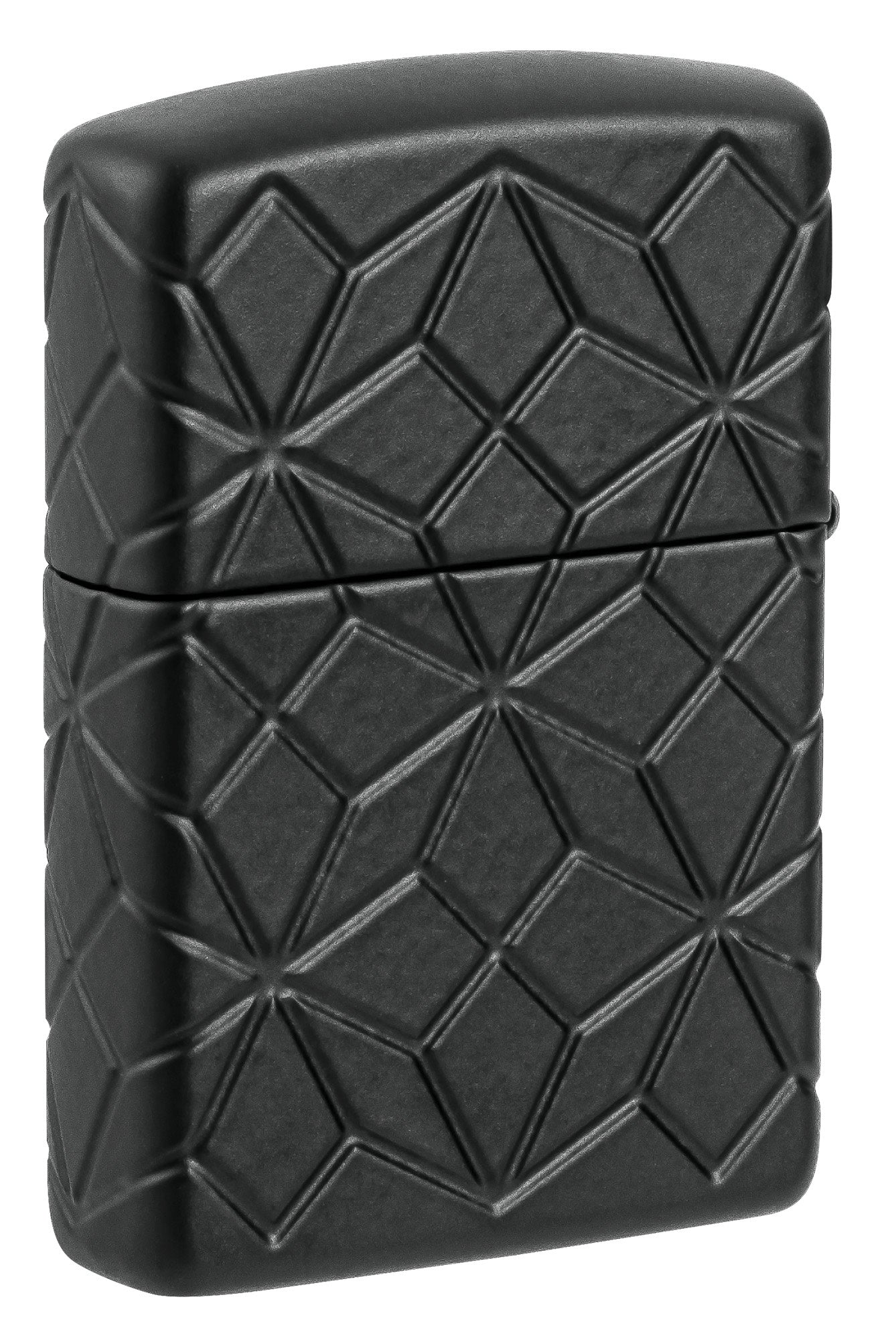 Zippo Crystal Design Armor® Black Matte Windproof Lighter – Zippo USA