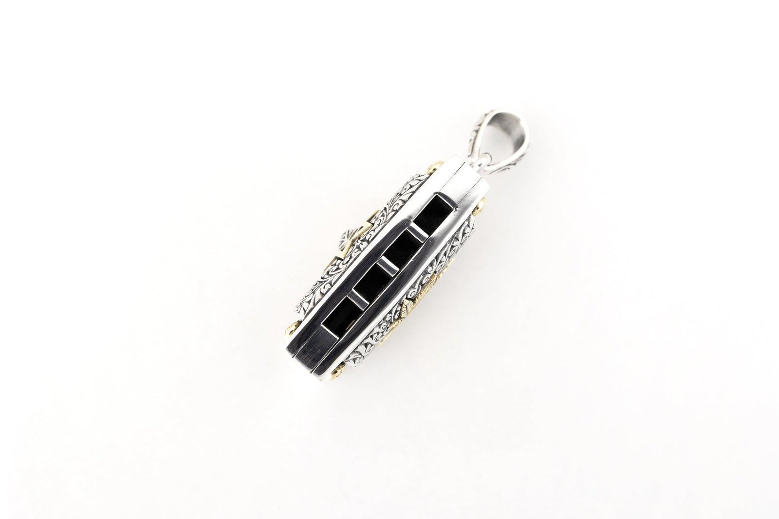 ハーモニカ・ペンダントトップ（Leaf) :Harmonica Pendant : Leaf
