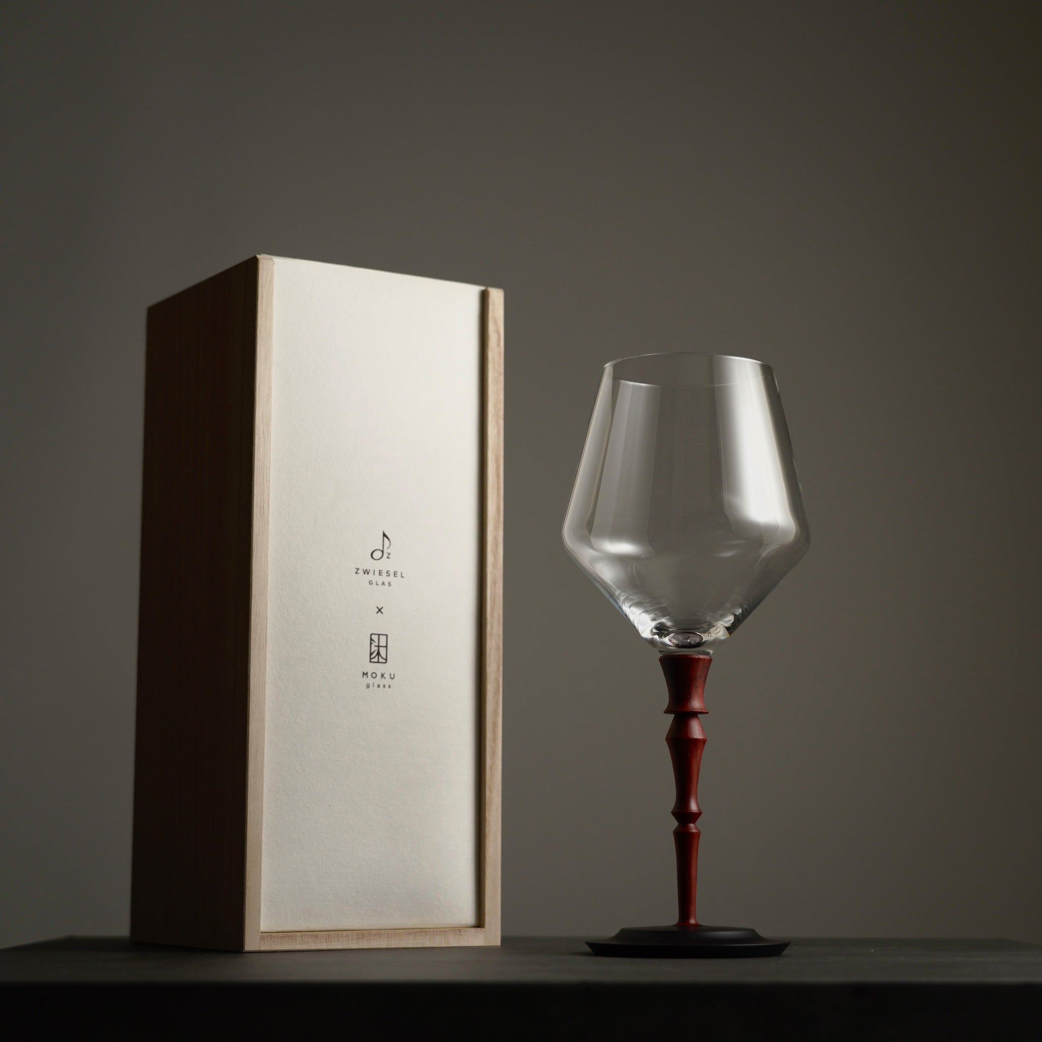 ZWIESEL x MOKU / 赤ワイン 465ml パドック × 縞黒檀 / ハンドメイド