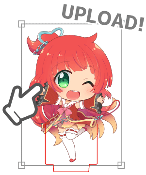 アクリルグッズの達人」入稿シミュレーター | アクリルグッズの達人