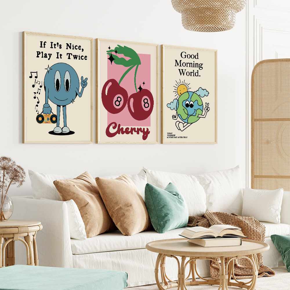 英国アンティーク古いパロディプリント絵/壁飾り/ウォールアート(87