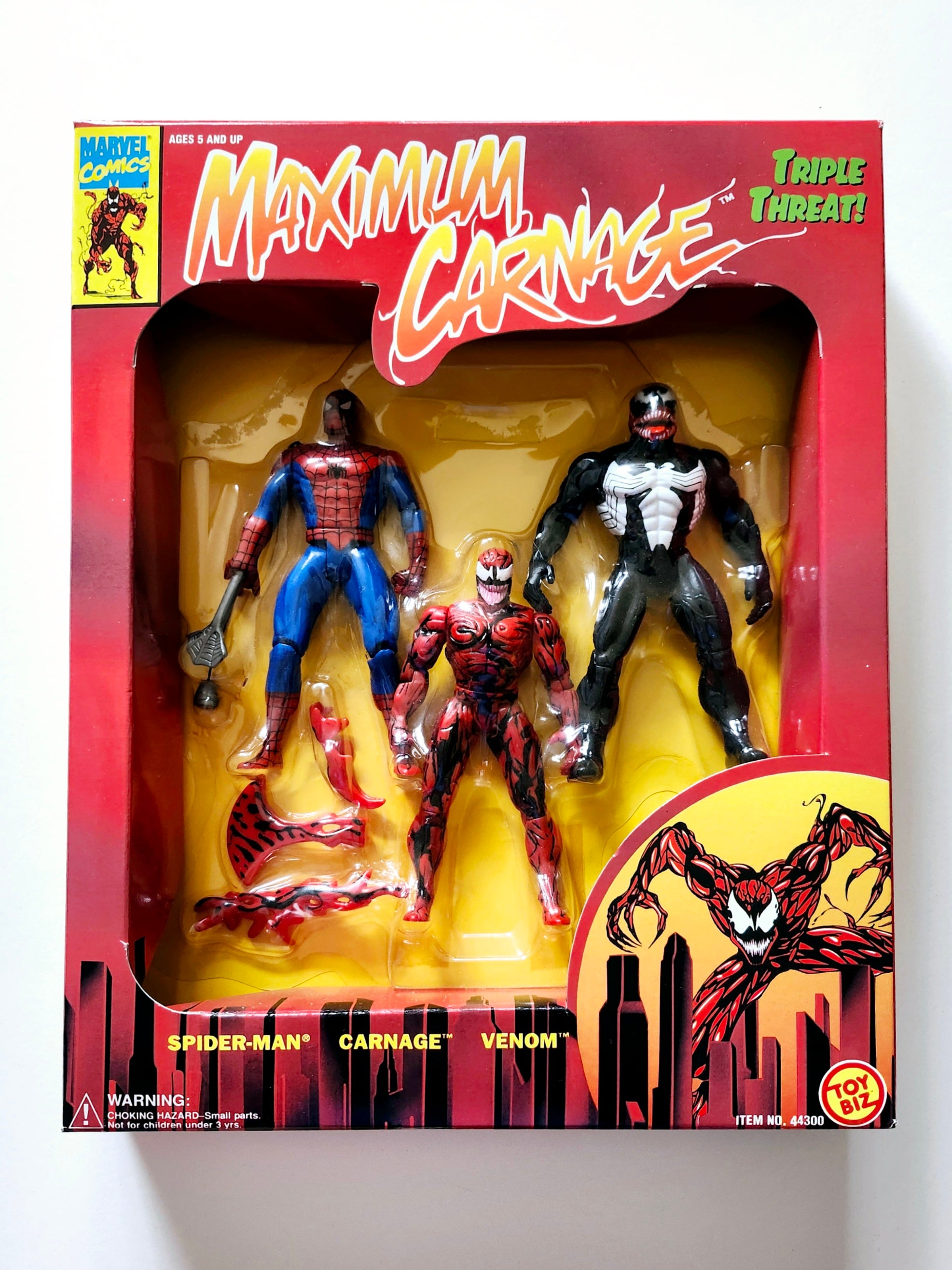 Maximum Carnage Triple Threat! Pack with Spider-Man, Venom