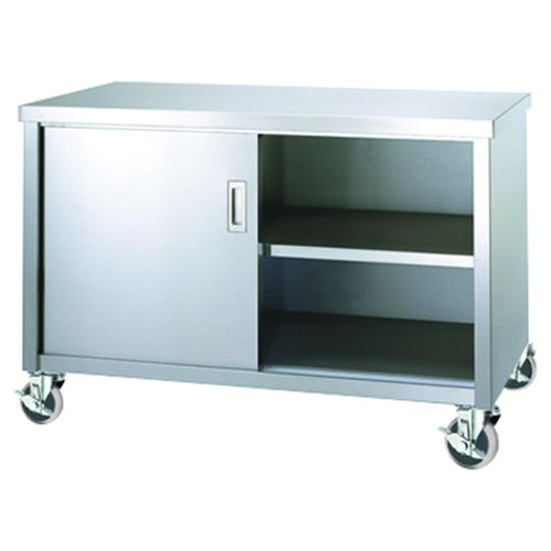 別注サイズ可】ステンレスキャビネット作業台 キャスター付【法人様