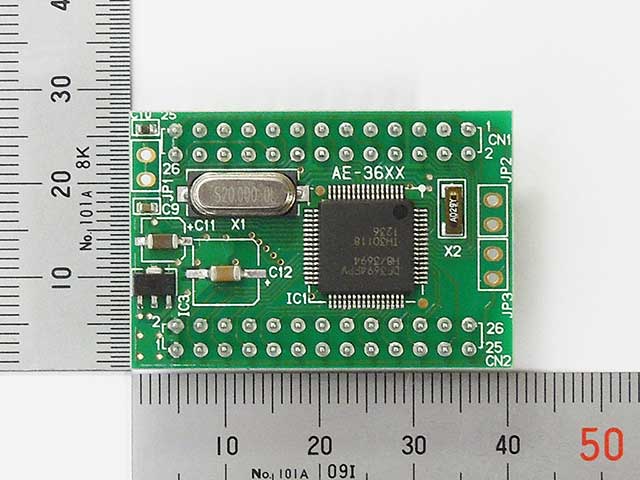 AKI-H8/3694Fタイニーマイコンボード(完成品): 開発ツール・ボード