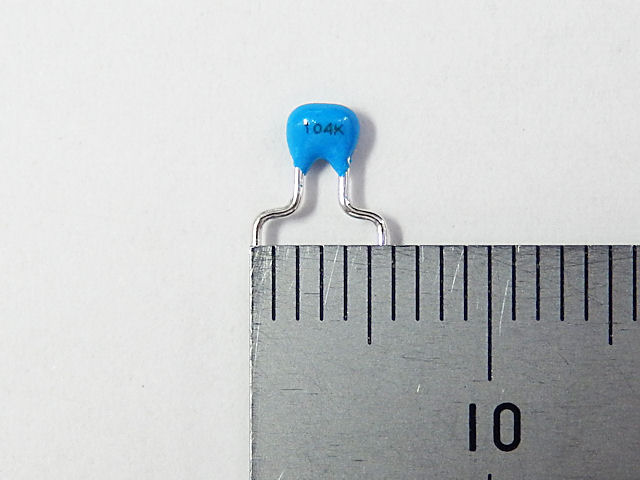 積層セラミックコンデンサー 0.1μF50V X7R 5mm: 受動部品 秋月電子通商