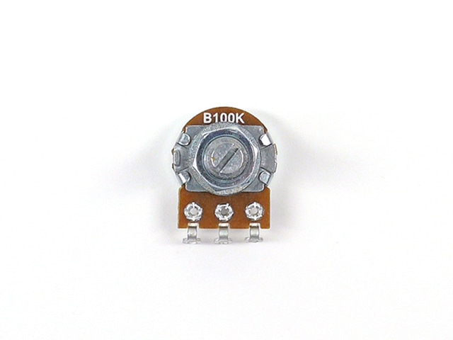 小型ボリューム 100kΩB: 受動部品 秋月電子通商-電子部品・ネット通販