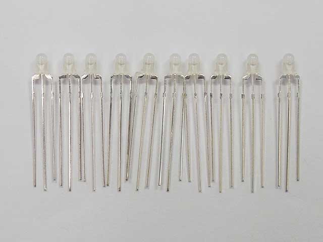 3mm 2色LED(赤・青) カソードコモン OSRB3132A: オプト