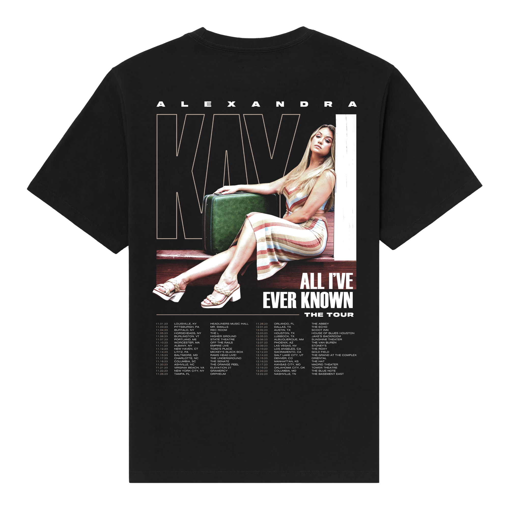 All I've Ever Known '23 Black Tour Tee