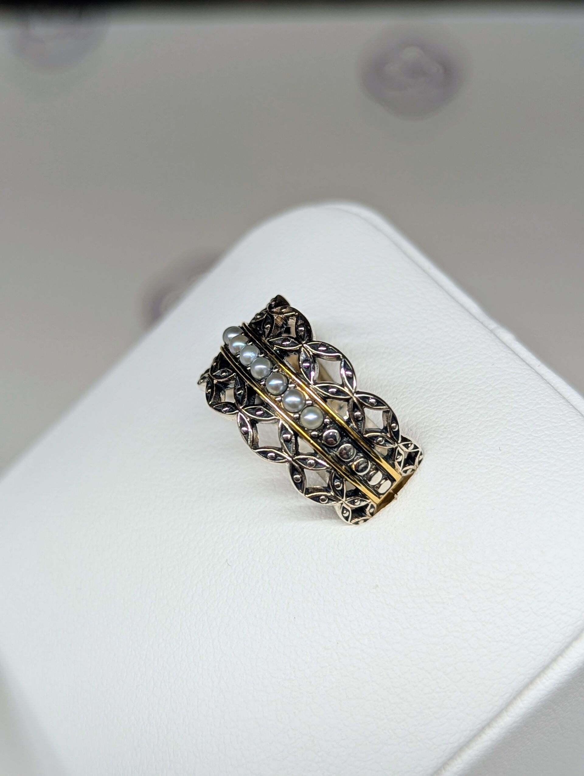 淡水真珠シードパール一文字リング | 商品紹介 | 三重県伊勢の真珠なら