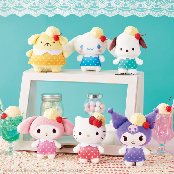 サンリオ」シナモン、クロミ、ハンギョドン…“推し色”のクリームソーダ