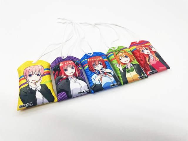 五等分の花嫁」五つ子の開運シール入りおみくじも！“五等分のお祈り