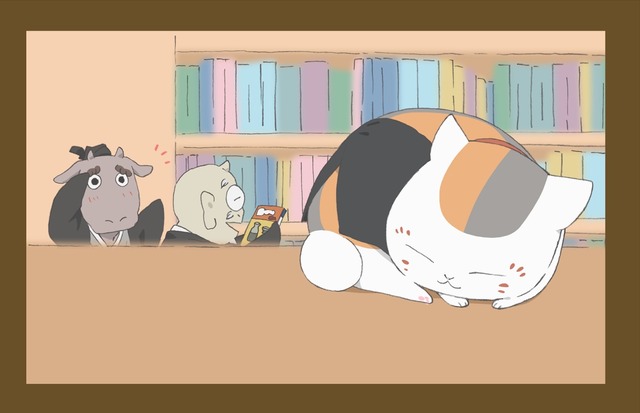 夏目友人帳」ニャンコ先生が働いたり、さぼったり…？ “TSUTAYA1日店長