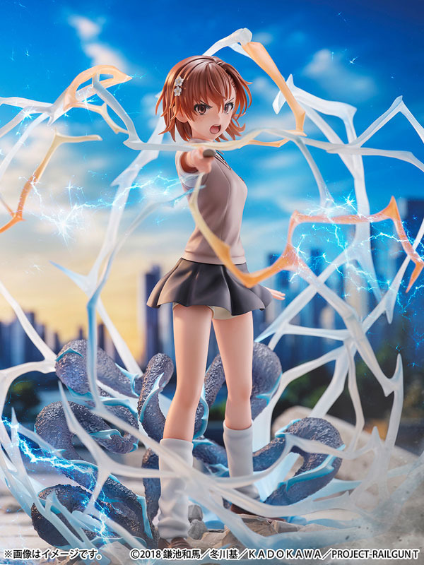 とある科学の超電磁砲T」御坂美琴、レールガンを放つ瞬間を立体化