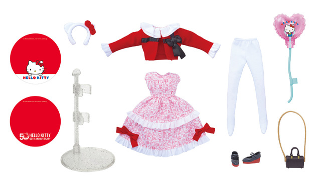 サンリオ」リカちゃんがハローキティ誕生50周年をお祝い♪ 特別仕様の